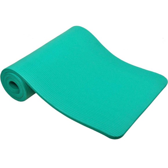 BalanceFrom Fitness GoCloud 1" Extra Exercise Yoga Mat w/Carrying Strap, Green - Picture 3 of 8